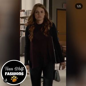 ISO forever 21 navy knit cardigan ASO Lydia Martin